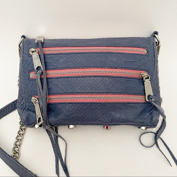 Rebecca Minkoff periwinkle and pink crossbody - Picture 1 of 11